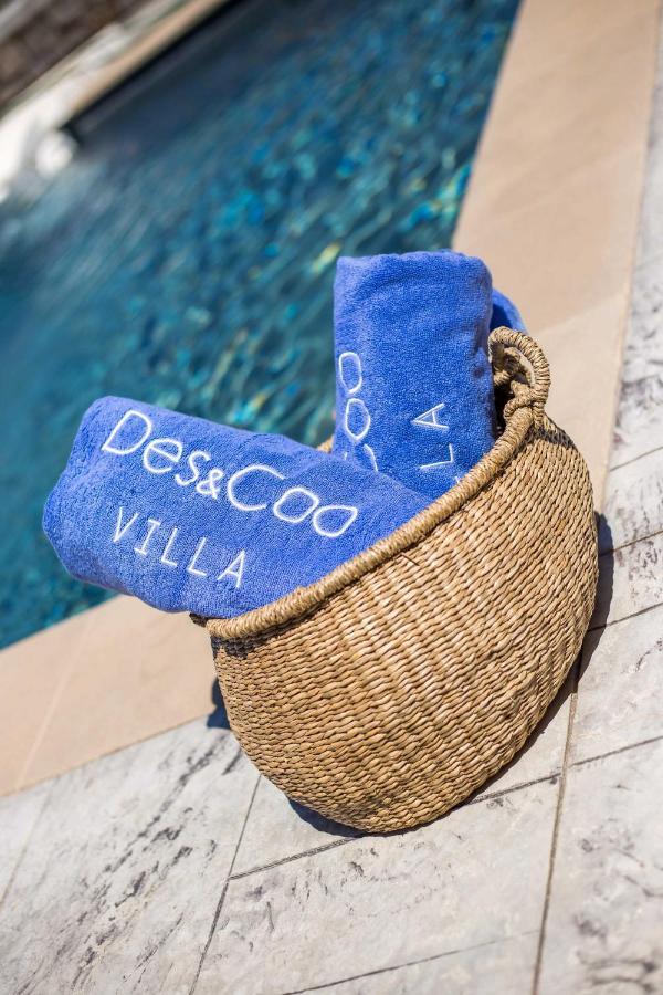 Des & Coo Luxury Villa With Private Pool Фалираки Экстерьер фото