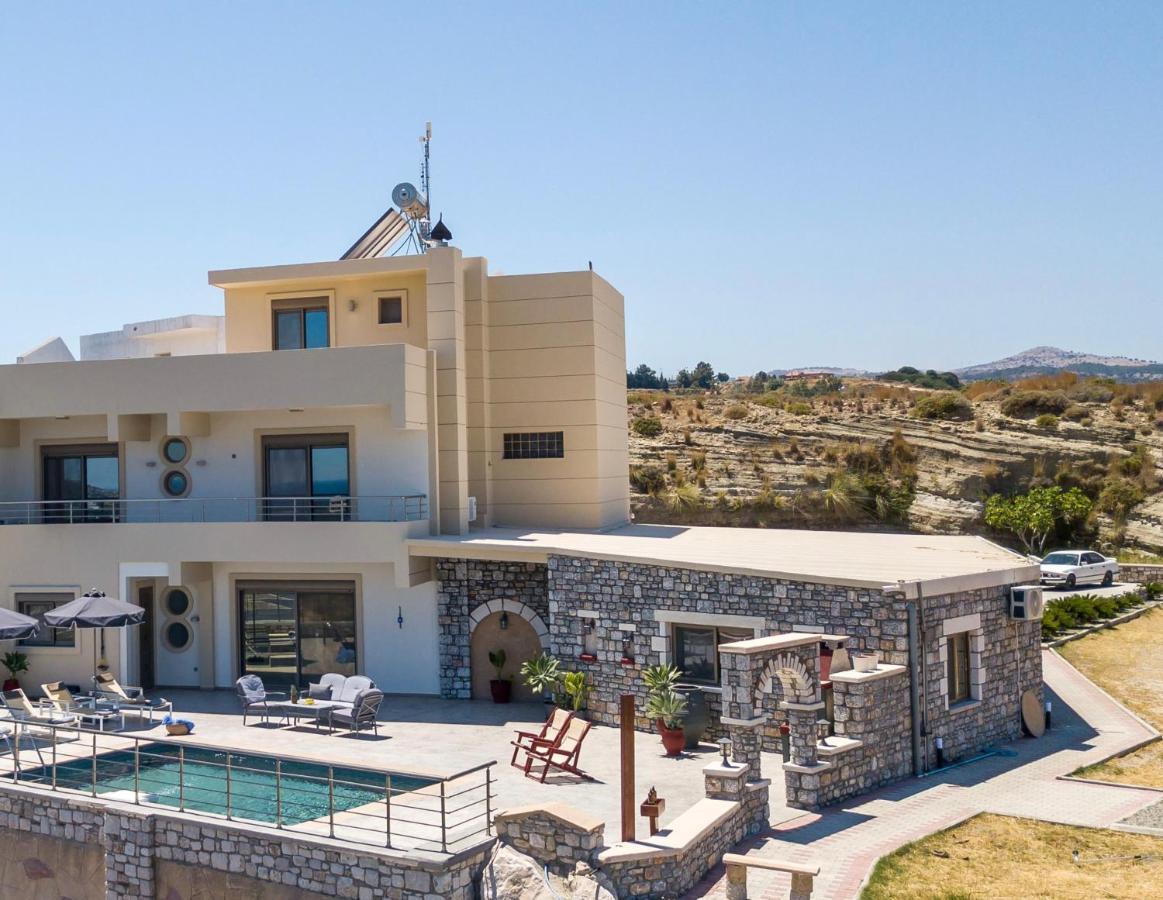 Des & Coo Luxury Villa With Private Pool Фалираки Экстерьер фото